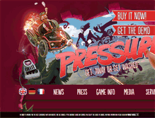 Tablet Screenshot of pressure-game.com